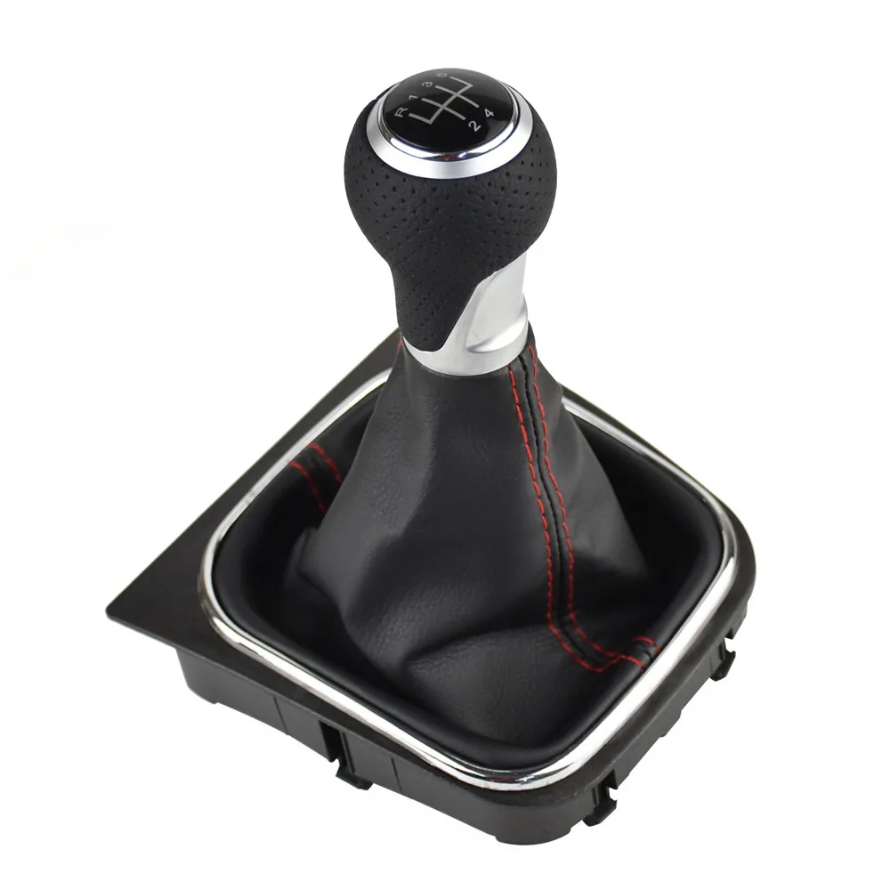 Для V-W Volkswagen Golf 5/6 MK5/6 Scirocco(2009) Octavia 5/6 скорость Автомобильная липучка рычаг переключения ручного рычага переключения передач головка рукоятки