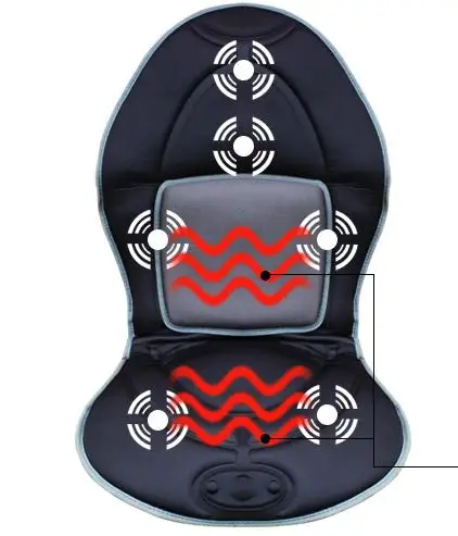 The new comfortable massage instrument car winter heating electrical massager cushion | Красота и здоровье