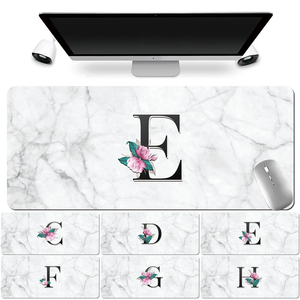 

Mouse Pad Gaming Gamer Large Table Mat Washable PU Leather Computer Letter Pattern Office Computer Keyboard Mat