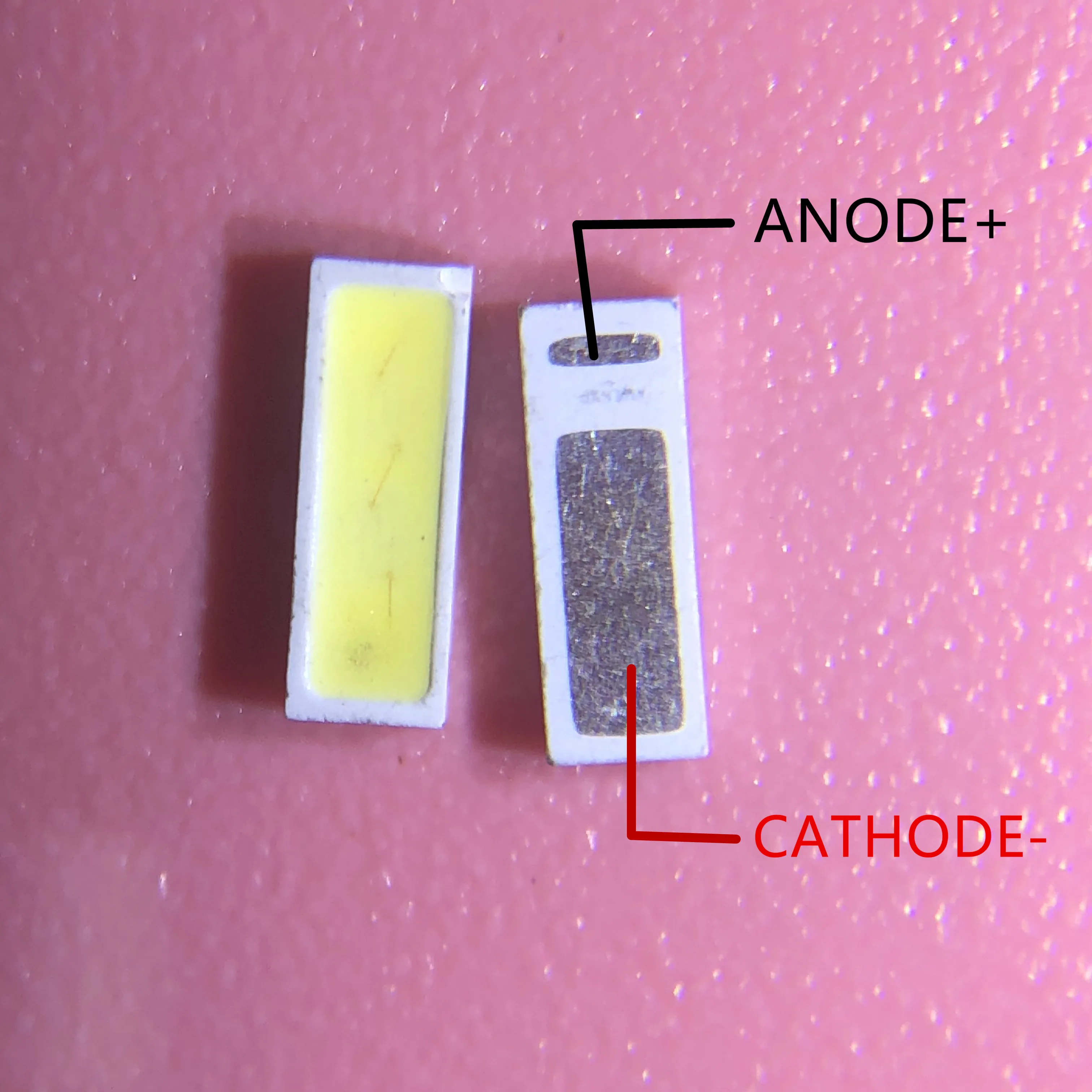 100 шт./лот 4020 SMD светодиодные бусины Холодный белый 1 Вт 6В 150мА для телевизора/ЖК