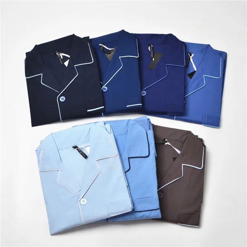 

Men's Pajamas Long Sleeves Cardigan Sleep Pyjamas