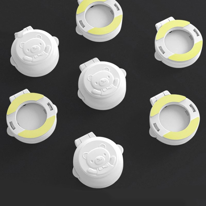 

Washing Machine Car Button Switch Cover Padlock Lid Locks Protector Cap Cartoon Baby Safety Children Security Protection Plastic