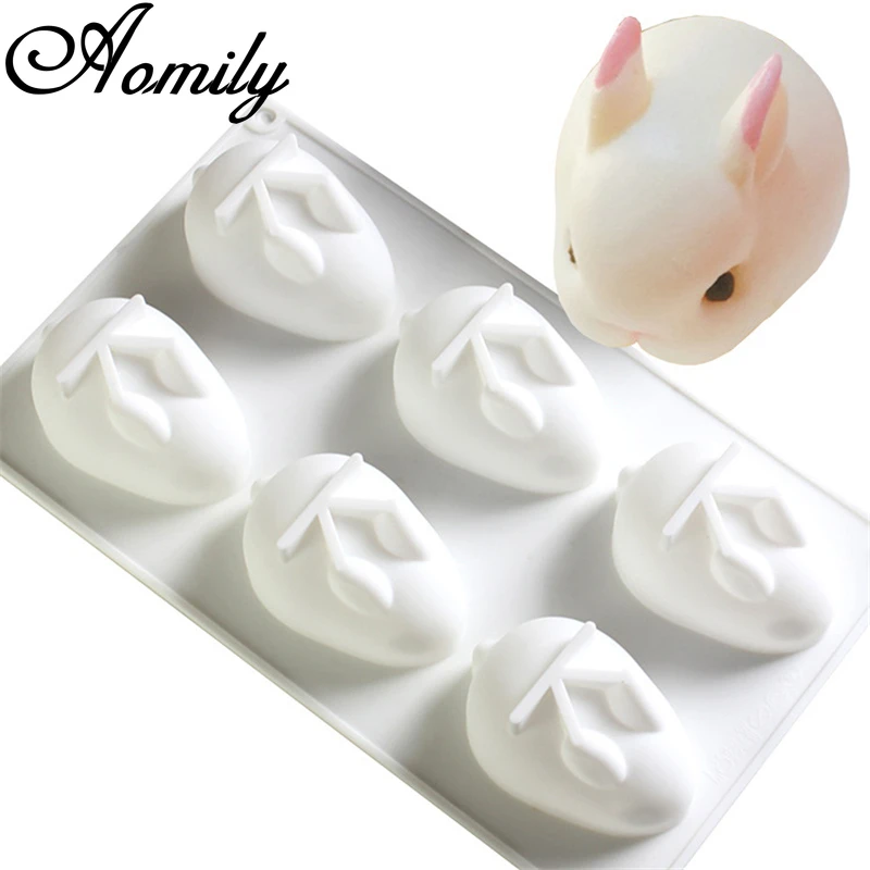 

Aomily кролик силиконовые формы для торта молоко, Желе помадка украшения торта сахар шоколадные формы мыло формы инструменты для выпечки торт...