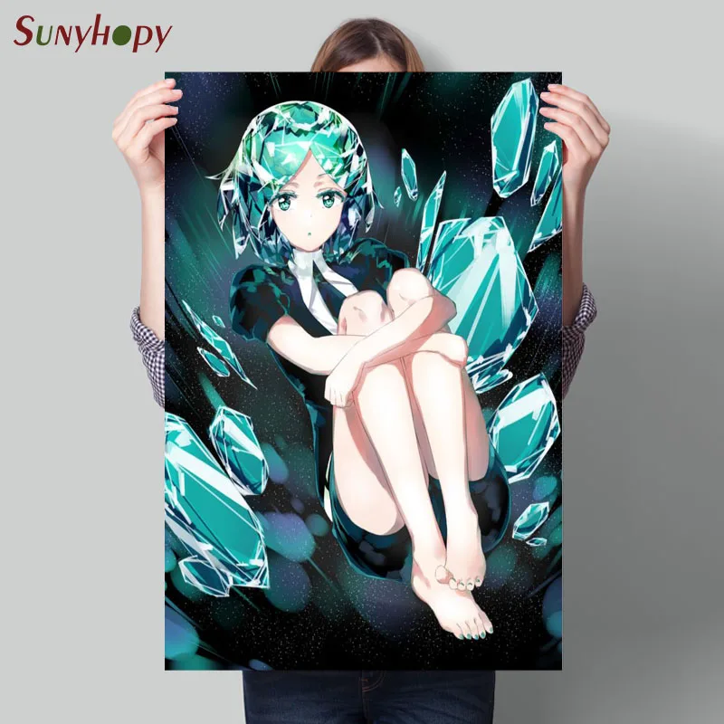 Картина высокого качества Houseki no Kuni Холст плакат настенный Декор для дома без