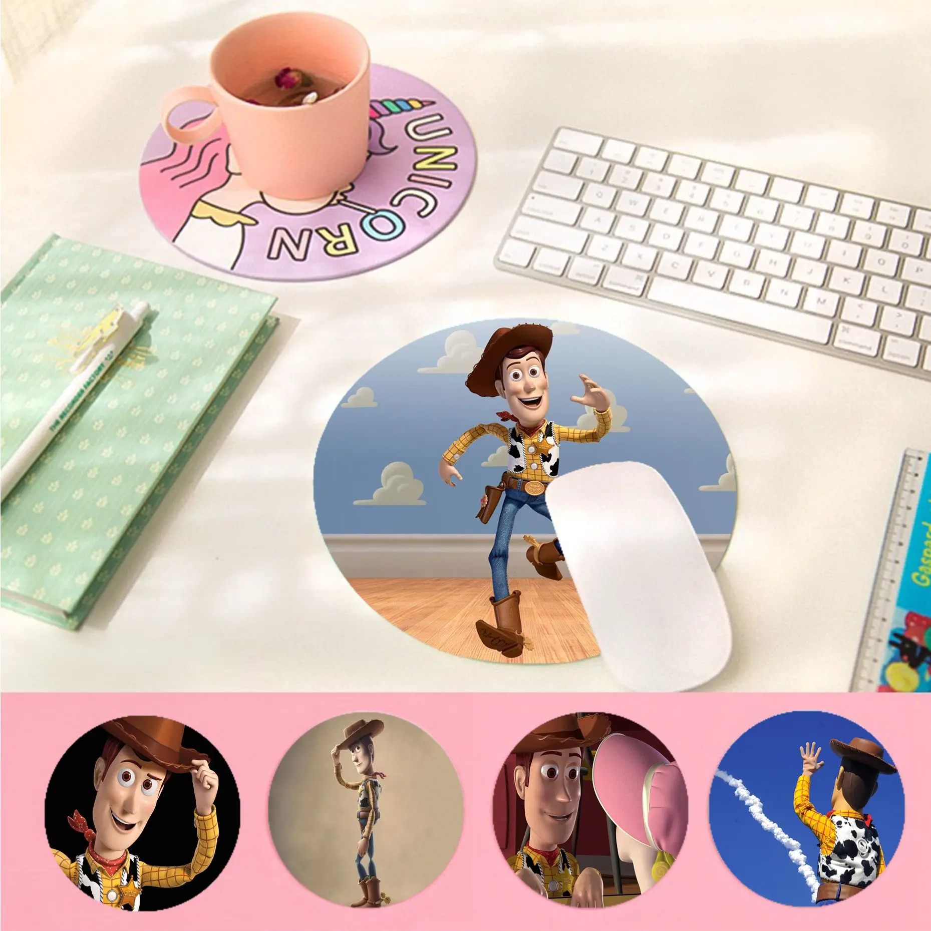

Disney Woody Toy Story Keyboard Gaming MousePads computer desk mat for gaming