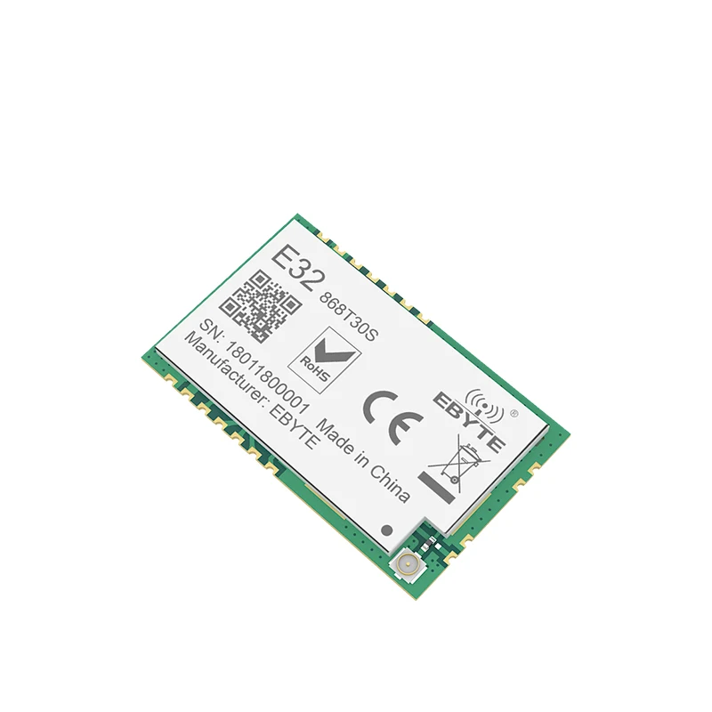 

SX1278 868MHz 1W SMD Wireless Transceiver CDSENET E32-868T30S 868 mhz SMD Stamp Hole SX1276 Long Range Transmitter