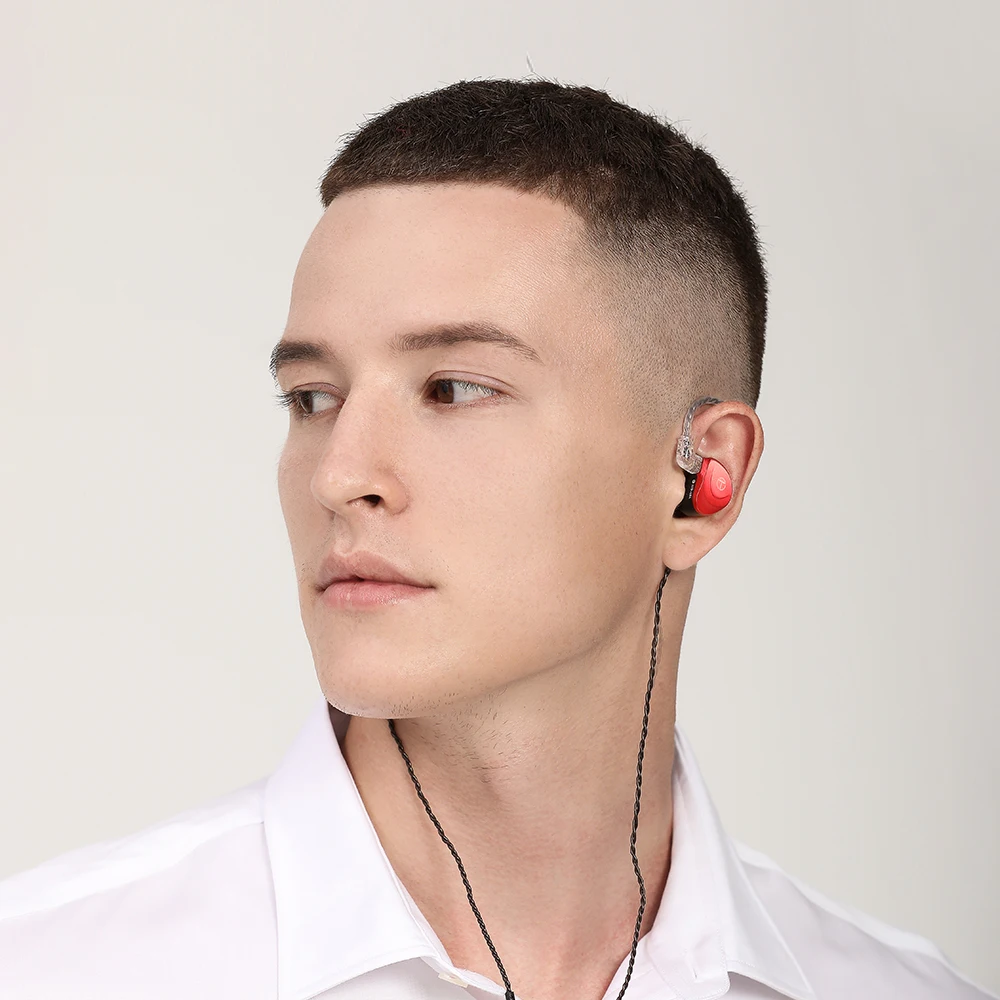 TRN V90S 5BA+1DD Metal Headset Hybrid HIFI Bass Earbuds Noise Cancelling Monitor OCC Pure Copper Cable | Электроника