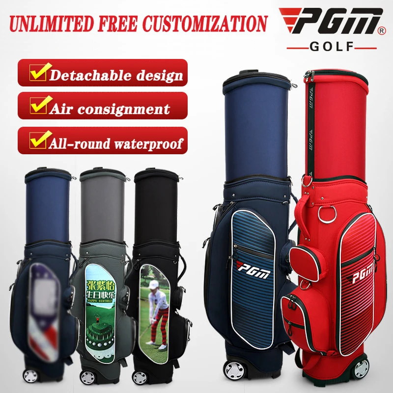 High-end Customization/LOGO Retractable Patent Woman Golf Bag Sports Aviation Travel Plane Ladywaterproof Standard Ball Package