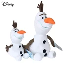 Игрушка плюшевая снеговик Олаф, мультяшная кукла-сокровище холодный снег, подарок на день рождения, Disney, 20 см30 см45 см