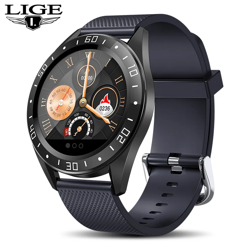 

New Smart Watch Men Women IP67 waterproof Heart Rate Monitor Blood Pressure Alarm Clock Pedometer Sport Fitness Smart Watch+Box
