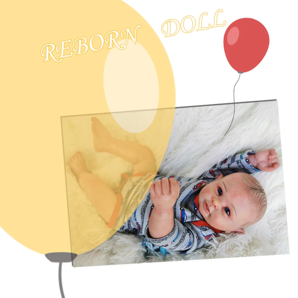 Reborn Baby Dolls Реалистичная богатая живопись 20 дюймов куклы живые Новорожденные