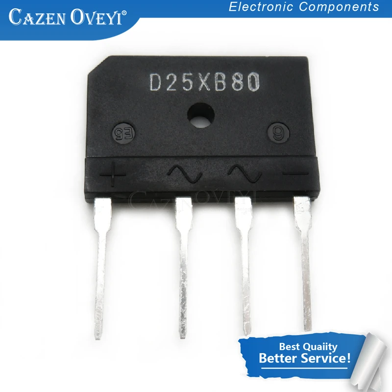 5pcs/lot D25XB60 D25SB60 D25XB80 D25SB80 ZIP 4|Интегральные схемы| |