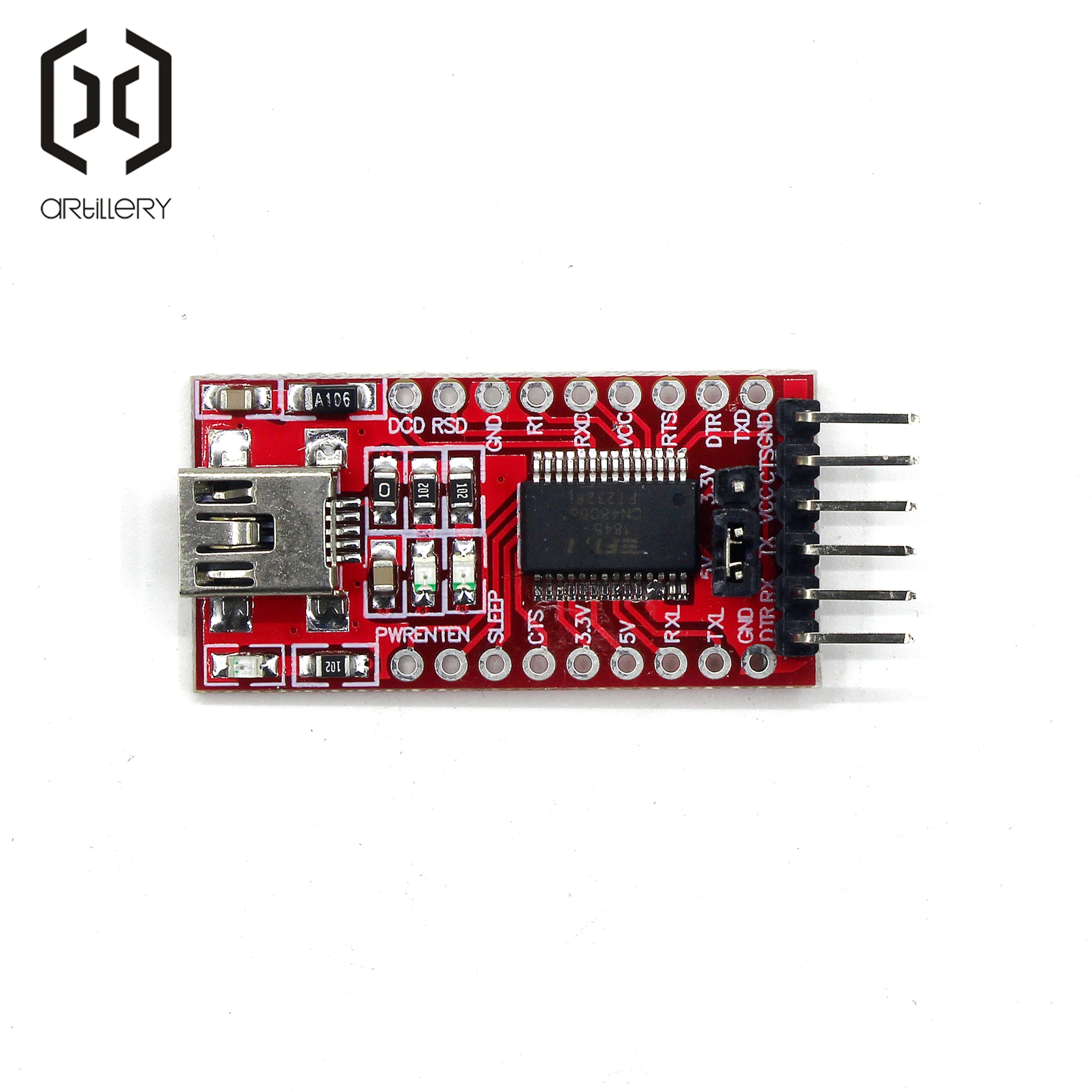 Новые FTDI FT232RL FT232 USB к ttl модуль последовательного преобразователя адаптер 5 В и 3,3 релейный модуль для arduino DIY KIT