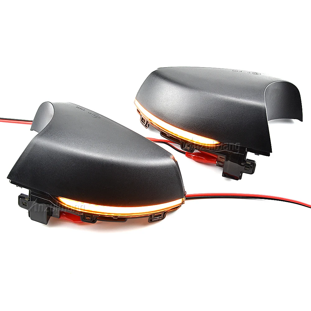 

Black Dynamic Turn Signal LED Side Rearview Mirror Indicator Blinker Repeater Light For Volkswagen VW Polo MK5 6R 6C 2009 -2017