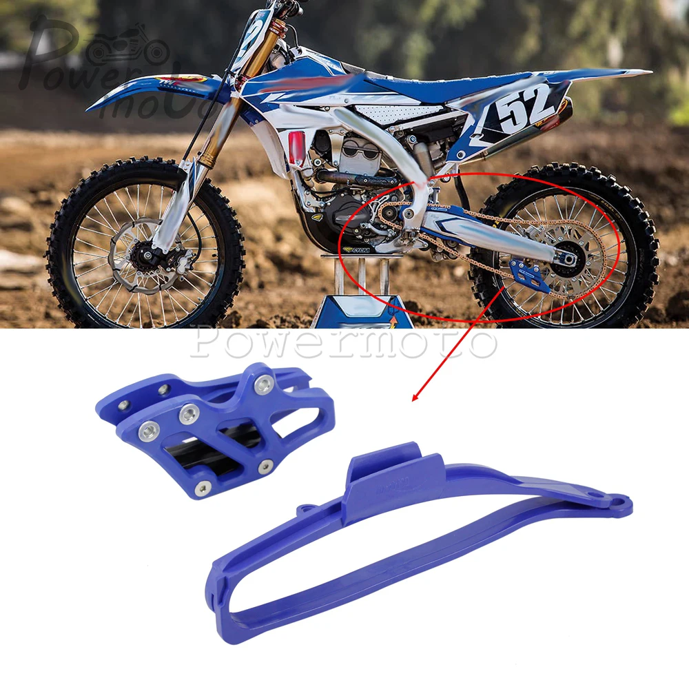 

Motorcycle Dirt Bike Swingarm Chain Slider Guard w/ Guide Guard Cover For Yamaha YZ250F YZ450F 2009-2019 YZ250FX YZ450FX 2019