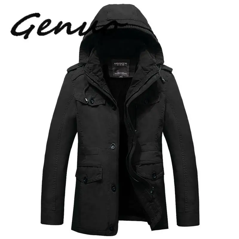 

Winter Men's Outwear Jackets Men Thick Warm Windbreaker Windproof Army Military Coats Militar Winter Thick Jacket Wholesale