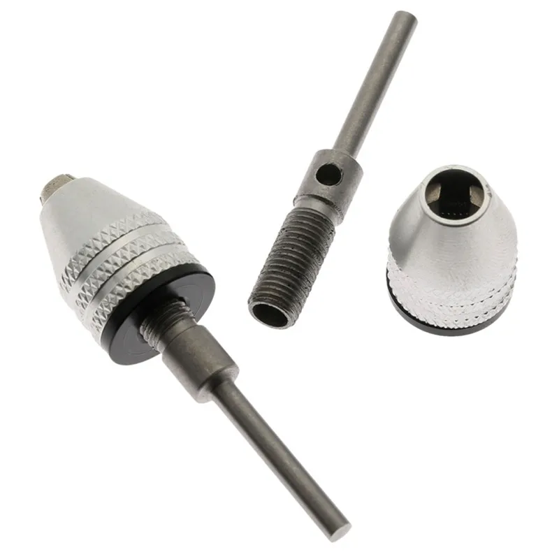 

0.3-3.4mm Quick-change Three-jaw Self-centering Twist Drill Conversion Chuck 3.6 Hex Shank Electric Grinder Drill Chuck