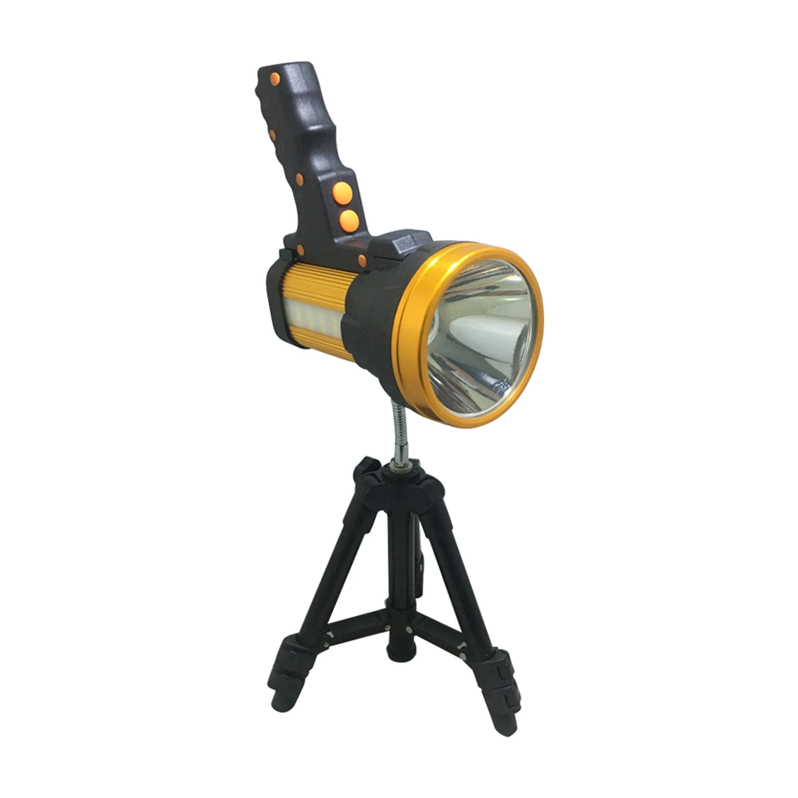 

Emergency LED Searchlight Super Bright Waterproof Aluminum Alloy Handheld Flashlight USB Rechargeable Powerful Cordless Outdoor