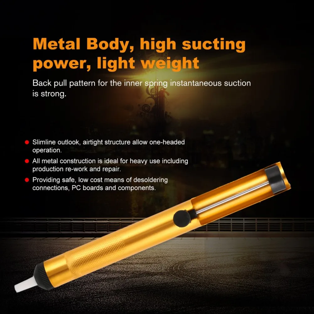 Алюминиевый металлический отсос всасывающий оловянный пистолет паяльная