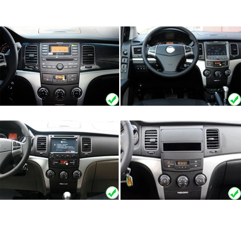 DSP ips экран 4G 64G Android 9,0 AV выход 2 DIN Автомобильный dvd-плеер для SSANGYONG KORANDO gps навигация радио мультимедиа Sterero