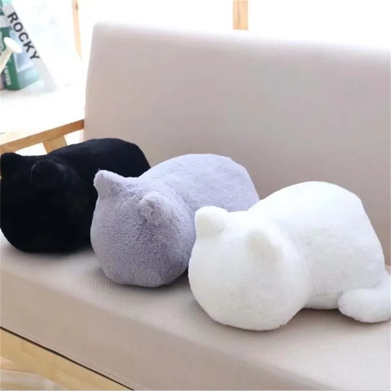 

Cartoon Faceless Cat Pillow Cushion Cute Chubby Cat Doll Kids Plush Stuffed Toy Sofa Seat Backrest Baby Room Decor Birthday Gift