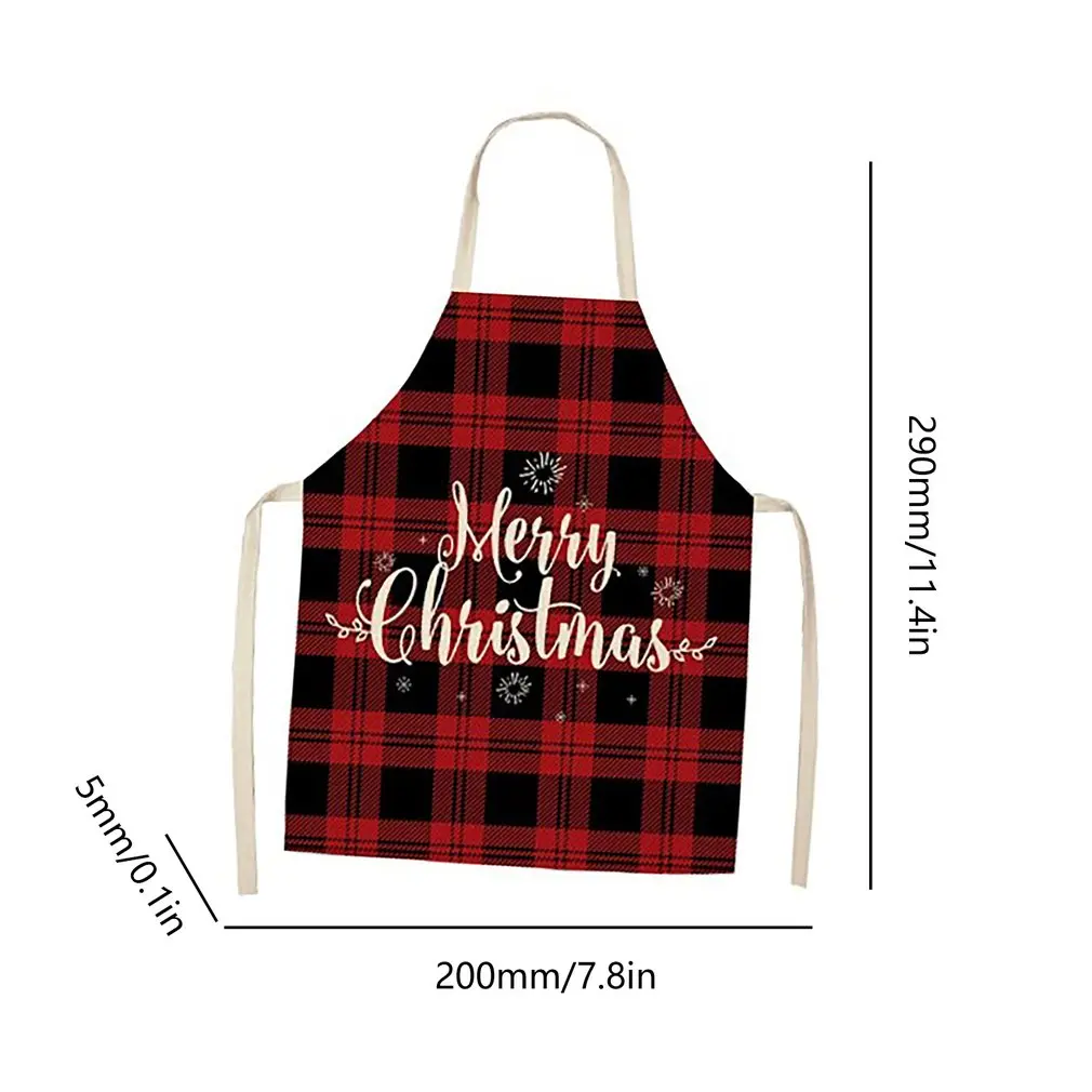 

Linen Merry Christmas Apron Christmas Decorations For Home Kitchen Accessories 2020 New Year Christmas Gifts