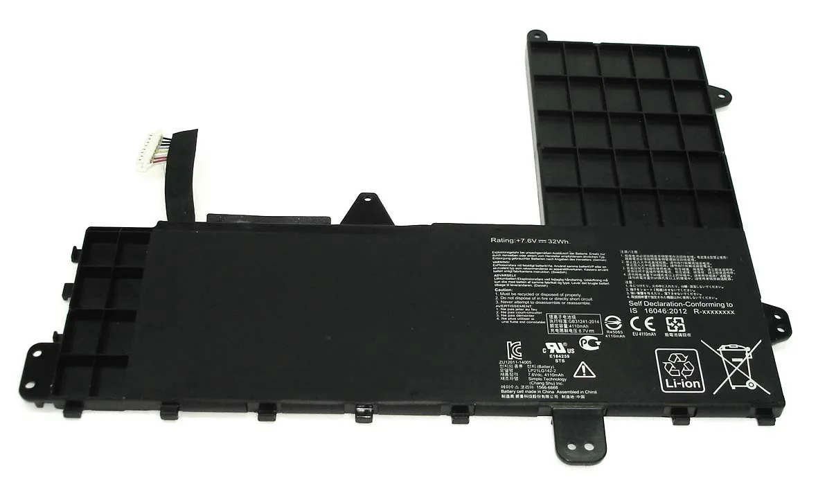 Аккумуляторная батарея (аккумулятор) B21N1506 для ноутбука Asus E502M 7.6V 32Wh
