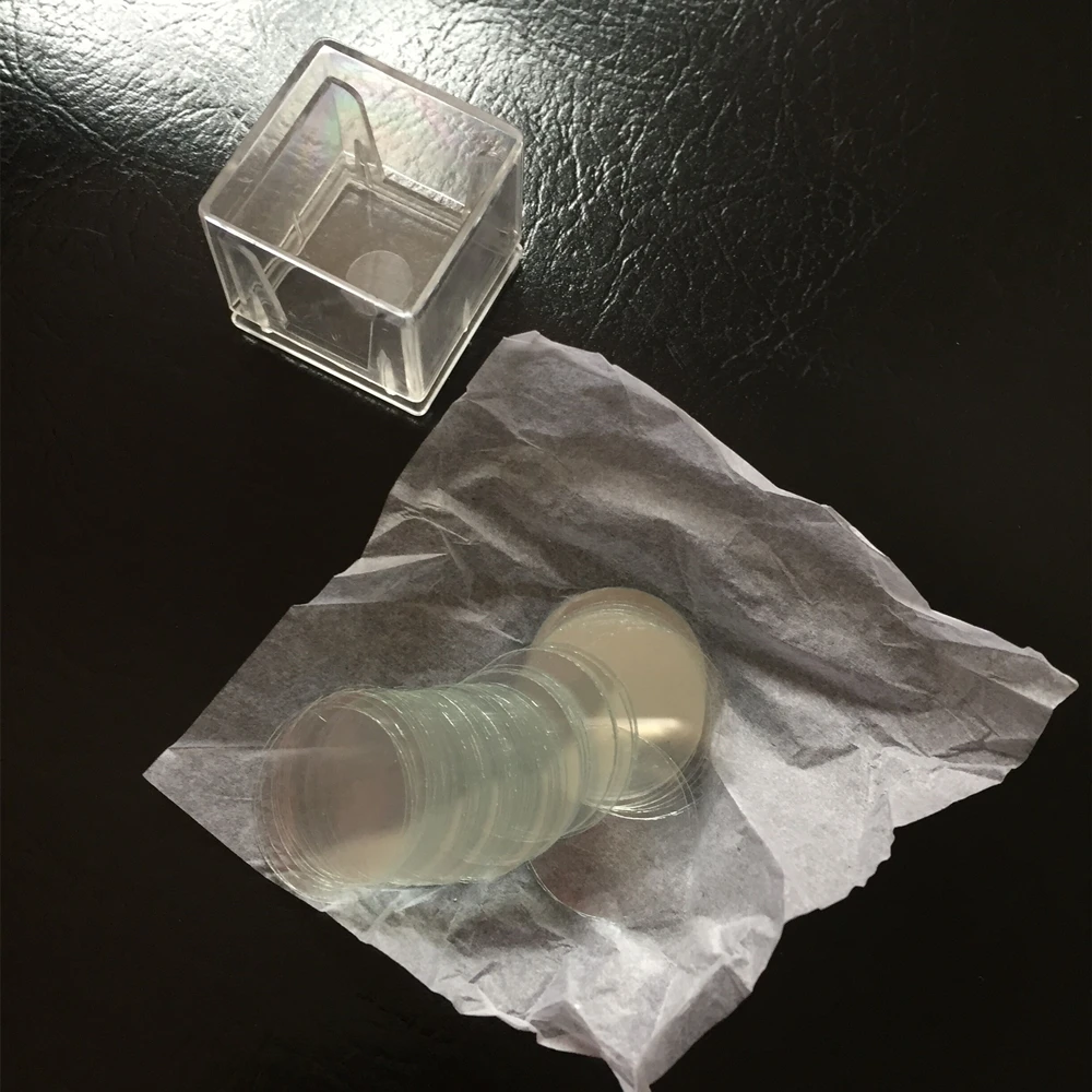 100 шт. круглые пустые предметы для микроскопа 14 мм|cover slide|cover glass slidesglass slide |