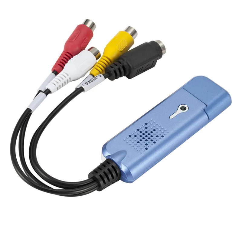Преобразователь VHS в цифровой файл USB 2 0 видео Захват для компьютера ТВ-приставки