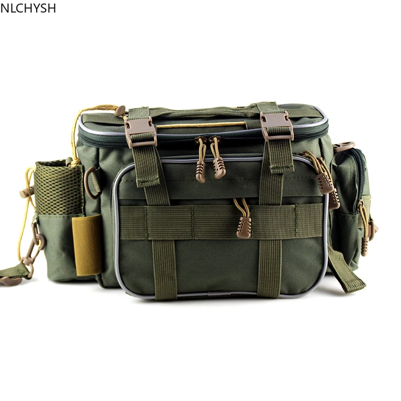 

Multifunctional Waterproof Fishing Bag Outdoor Sports Waist Pack Fishing Lures Gear Storage Bag Single Crossbody Bags