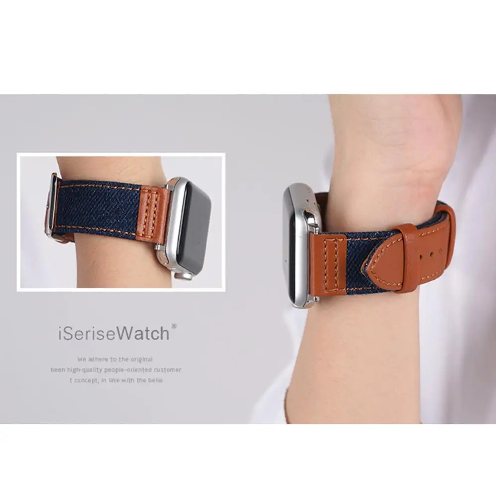 Replacement Watch Band Lightweight Canvas Wristband Compatible with Apple 38 40 42 44 mm | Электроника