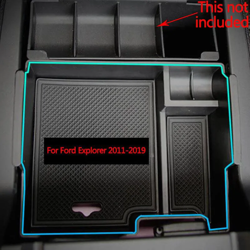 Второй подлокотник для хранения перчаточный ящик лоток центральной консоли Ford