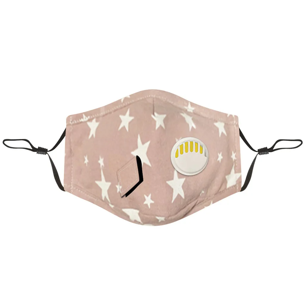 

Adult Reusable Protect Drink Face Mask with Breather Hole for Straw Hole Mascarilla Adults Men Women Cotton Washable masque