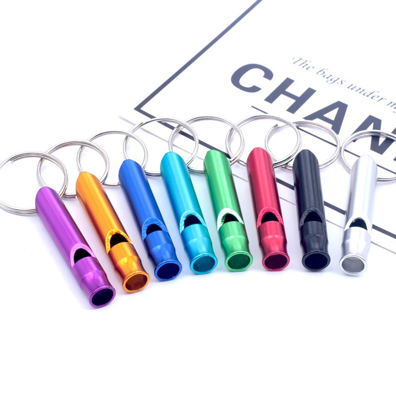 

Outdoor Multifunction Whistle with Keychain Camping Hiking Survival Kit Outdoor Emergency Whistles Mini Size Camping Supplies