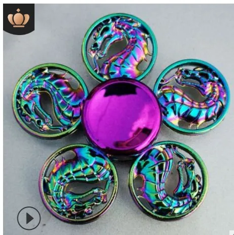 

Finger Spinner Office Anxiety Relief Stress Fidget Gyro Flower / Tower / Spider Metal Hand Spinner Tri Spinner Model