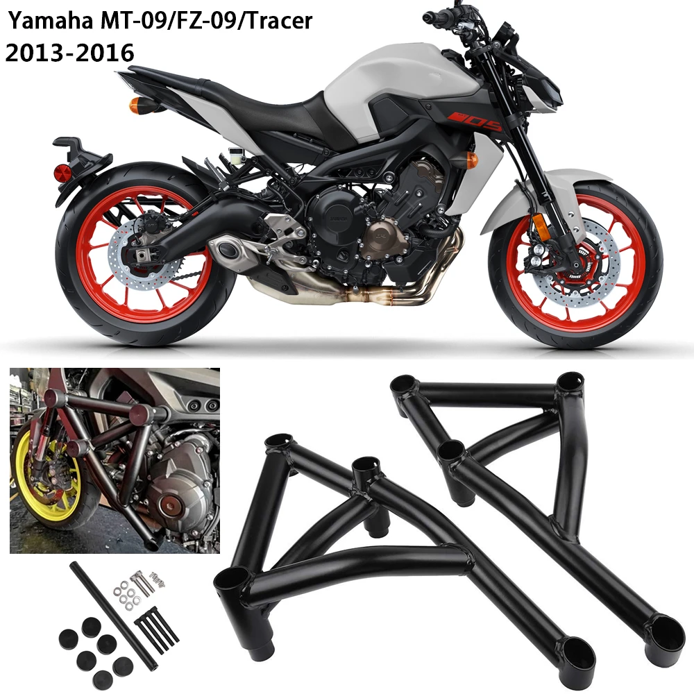 Для Yamaha MT09 FZ09 Tracer защита двигателя мотоцикла для бампер трюков клетка MT 09 2013 2014 2015