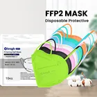 Маска-бабочка FFP2 fpp2, сертифицированная CE, для лица, в форме бабочки