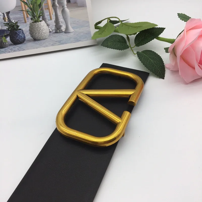 

7cm wide Luxury Designer V Belt Automatic Buckle Men High Quality Women Genuine Real Leather Dress Strap gG Belt for Jeans
