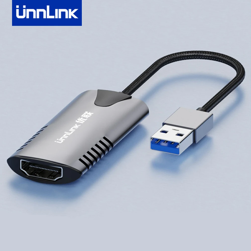 

Карта видеозахвата Unnlink 4K 1080P, USB Type C к HDMI