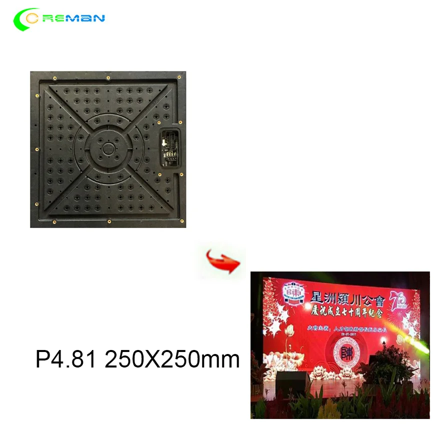 Shenzhen HD SMD светодиодный дисплей для помещений P4.81 модуль полноцветный rgb 25X25 P3.91 P2.976