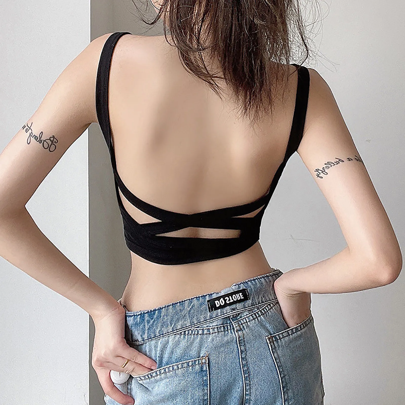 Женские топы без рукавов однотонный жилет сексуальная модная майка укороченные