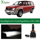 Xlights Светодиодные фары Лампа ближнего света Canbus NO error 12V 24V Лампа фары для Ford Expedition 1997 1998 1999 2000 2001 2002 Аксессуары Часть