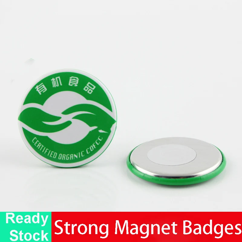 

100 sets 25mm DIY blank refrigerator magnet magnetic button badges blanks raw material