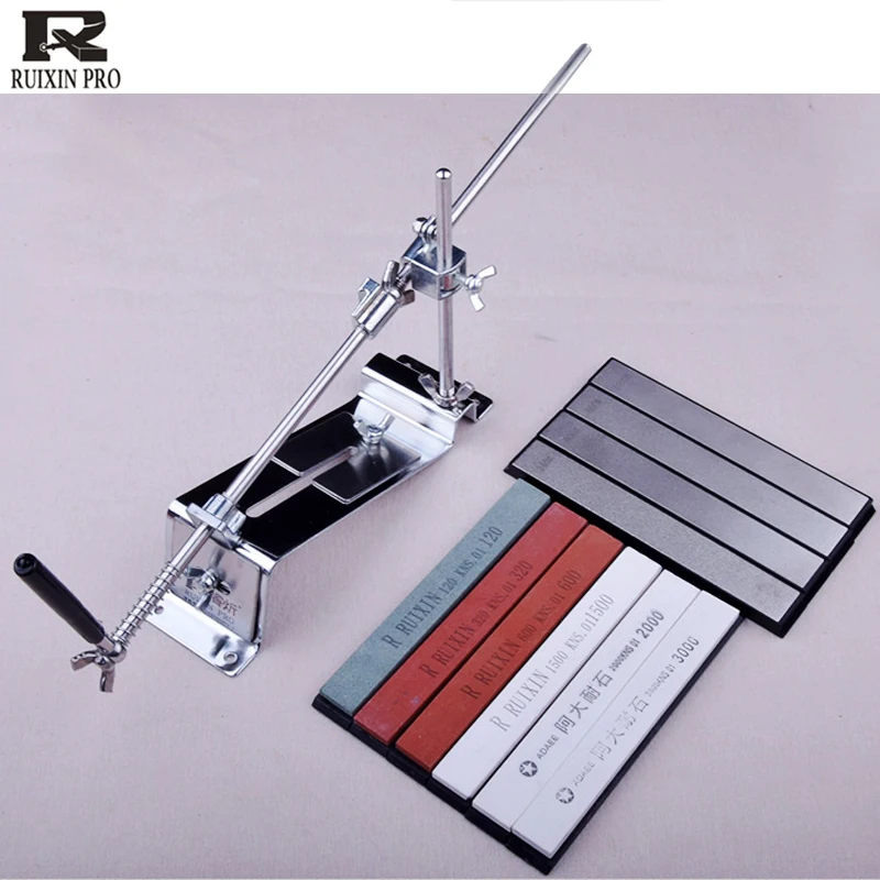 

New update iron steel knife sharpener Professional Kitchen Knife Sharpener Sharpening Fix Fixed Angle with stones