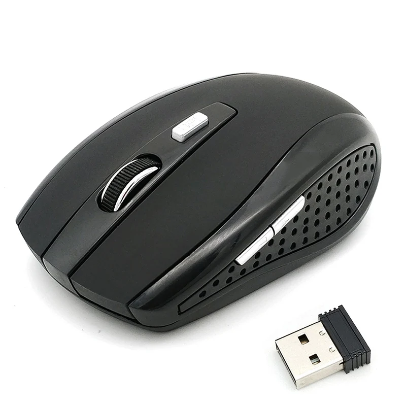

Беспроводная игровая мышка 2000 DPI 2,4 ГГц, оптический компьютер Mause с usb-приемником, Мыши для ПК, ноутбука