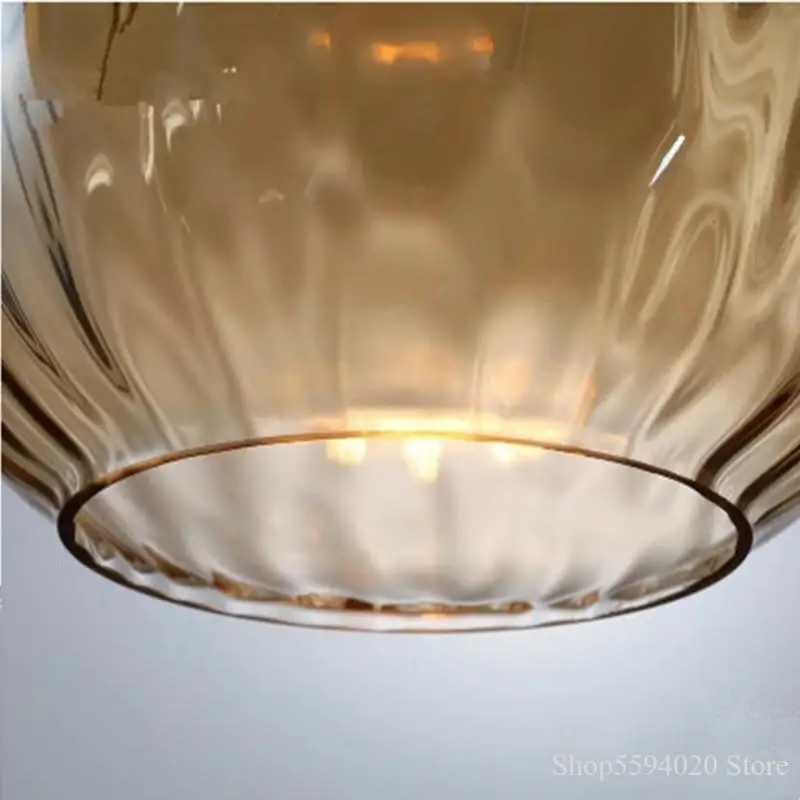 

Glass Pendant Light 3 Colors for Living Room Lights Hanging Kitchen Hanging Lamps Light Fixture Home Decor Lampara Modern Europe