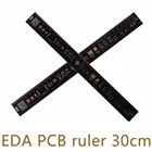 Многофункциональная линейка для печатных плат EDA, измерительный инструмент, высокоточный транспортир 30 см, 11,8 дюйма