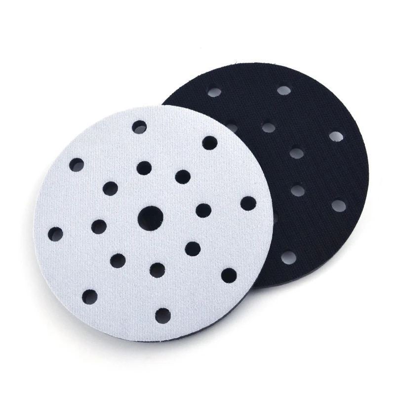 

1 Pcs 6 Inch (150mm) 17 Hole Dust-Free Soft Sponge Interface Sanding Pad Sander Flocking Sponge Cushion Sander Protection Pad