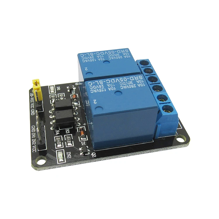 2 релейных модуля реле для расширения платы с защитой оптронной пары модуль 5В|board