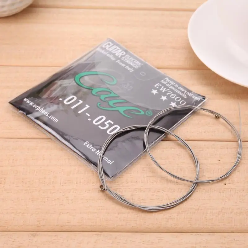 Никелированные стальные гитарные струны CAYE серии EW для электрогитар | Спорт и